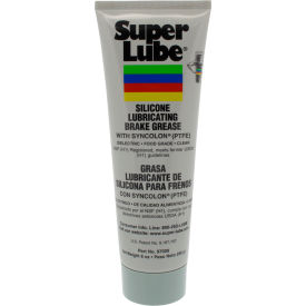 Synco Chemical Corp 97008 Super Lube Silicone Lubricating Brake Grease W/ PTFE, 8 oz. Tube - 97008 image.