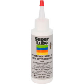 Synco Chemical Corp 52004 Super Lube® Oil W/O PTFE Low Viscosity, Lt. Wgt., 4 oz. Bottle - 52004 image.