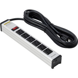 Power Strip, 6 Outlets, 15A, 15' Cord view 2
