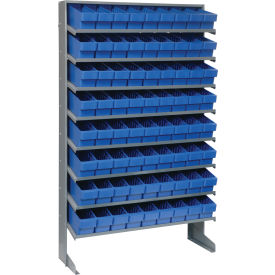 Quantum QPRS-501 Single Sided Rack 12"x36"x60" with 72 Blue Euro Drawers 