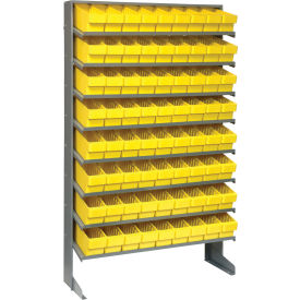 Quantum QPRS-501 Single Sided Rack 12"x36"x60" with 72 Yellow Euro Drawers 