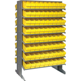 Quantum QPRD-501 Double Sided Rack 24"x36"x60" with 144 Yellow Euro Drawers 