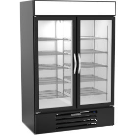 Beverage Air®  Two Door Glass Door Merchandiser Refrigerator 52"W - MMR49HC-1-B