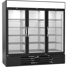 Beverage Air® MMR72HC-1-B Merchandiser Refrigerator - Three Glass Doors
