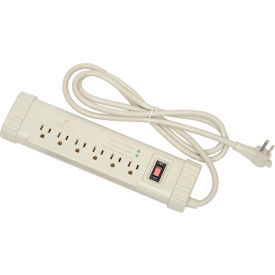 Leviton Mfg Co., Inc S1000-PS Surge Protected Power Strip, 6 Outlets, 15A, 1010 Joules, 6 Cord image.