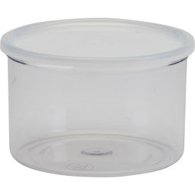 Cambro® Crock W/ Lid 4-7/8" Dia. x 5-3/16"H Clear