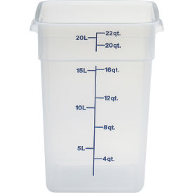 Food Container, 11-1/4"L x 12-1/4"W x 15-3/4"H, Clear view 2