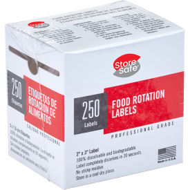 Cambro® 23SLB250 Food Rotation Label Biodegradable 3"L x 2"W White