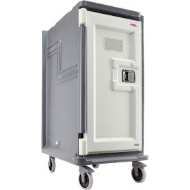 Cambro MDC1520T16191 - Meal Delivery Cart Tall Profile 1 Door 30-5/8 x 39-1/8 x 58-1/8 Gray