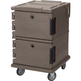 Cambro UPC1200194 - Ultra CamCart Food Pan Carrier Front Loading Cap. 90 Qt. Granite Sand