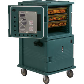 Ultra CamCart Heated Food Pan Carrier, Front Loading, Granite Green, 110V view 2