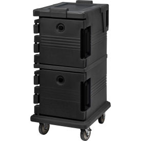 Cambro UPC600110 - Ultra CamCart Food Pan Carrier Front Loading Cap. 45 Qt. Black