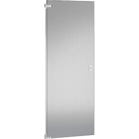 ASI Global Partitions Stainless Steel Partition Door 24" Satin Left Out/Right In Without Hardware