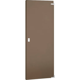 ASI Global Partitions Steel Partition Door - 26"W Dark Khaki Left In/Right Out Without Hardware