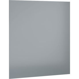 ASI Global Partitions Phenolic Black Core Partition Panel w/o Brackets - 54-1/2"W Dove Gray