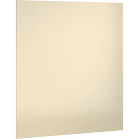ASI Global Partitions Plastic Laminate Panel w/o Brackets - 54-1/2"W Almond