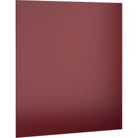 ASI Global Partitions Polymer Partition Panel w/o Brackets - 54-1/2"W Burgundy