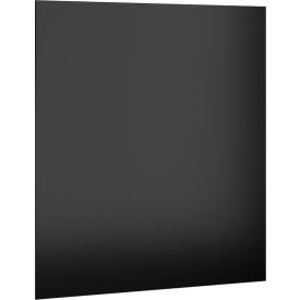 ASI Global Partitions Polymer Partition Panel w/o Brackets - 54-1/2"W Black