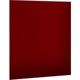 ASI Global Partitions Steel Partition Panel w/o Brackets - 57-1/2"W Burgundy