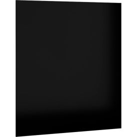 ASI Global Partitions Plastic Laminate Panel w/o Brackets - 59-1/2"W Black