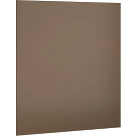 ASI Global Partitions Steel Partition Panel w/o Brackets - 54-1/2"W Dark Khaki