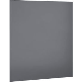 ASI Global Partitions Steel Partition Panel w/o Brackets - 54-1/2"W Charcoal