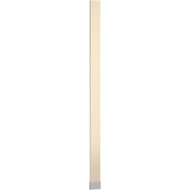 ASI Global Partitions Plastic Laminate Pilaster w/ Shoe - 10"W x 82"H Almond