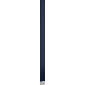 ASI Global Partitions Plastic Laminate Pilaster w/ Shoe - 6"W x 82"H Navy Grafix