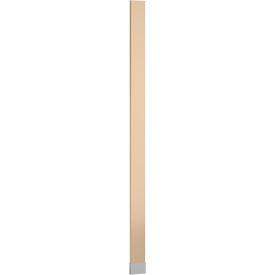 ASI Global Partitions Plastic Laminate Pilaster w/ Shoe - 8"W x 82"H Sand