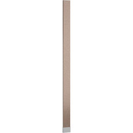 ASI Global Partitions Plastic Laminate Pilaster w/ Shoe - 8"W x 82"H Canyon Zephyr