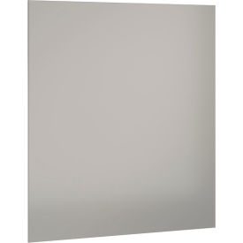 ASI Global Partitions Plastic Laminate Panel w/o Brackets - 59-1/2"W Silver Gray