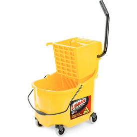 Libman Commercial 26 Quart Mop Bucket & Side-Press Wringer - 933