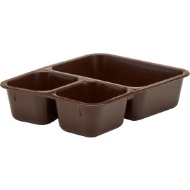 Cambro 853FCP167 - Tray 3 Compartment Brown
