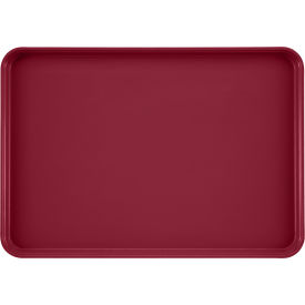 Cambro 1826505 - Camtray 18" x 26" Rectangular  Cherry Red