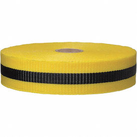 NMC Webbed Barrier Tape - Black/Yellow - 150'L x 3/4"W