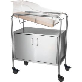 NK Medical Bassinet with Closed Cabinet NB-SSxCC 31"L x 17-1/2"W x 37-3/4"H Stainless Steel