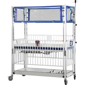 NK Medical Infant ICU Klimer Crib E2072CL 30"W x 44"L x 78"H Flat Deck Epoxy