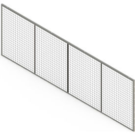Wirecrafters - RackBack® Wire Mesh Pallet Rack Enclosure - Back Panel 144""W x48""