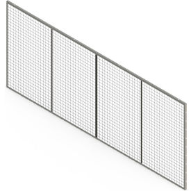 Wirecrafters - RackBack® Wire Mesh Pallet Rack Enclosure - Back Panel 144""W x60""