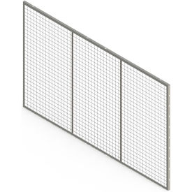 Wirecrafters - RackBack® Wire Mesh Pallet Rack Enclosure - Back Panel 96""W x 60""