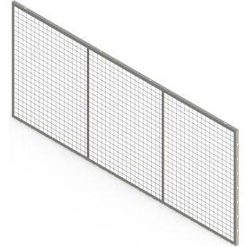 Wirecrafters - RackBack® Wire Mesh Pallet Rack Enclosure - Back Panel 108""W x48""