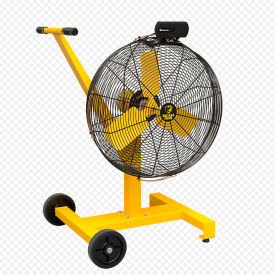Big Ass Fans AirEye Directional Fan with Pedestal Mount/Low Rider Base with AEOS 24""