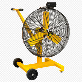 Big Ass Fans AirEye Directional Fan with Pedestal Mount/Low Rider Base with AEOS 30""