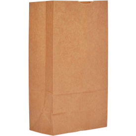Heavy Duty Paper Grocery Bags #12 7"W x 4-3/8"D x 13-3/4"H Kraft 500/Pack