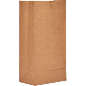 Duro Bag Paper Grocery Bags #8 6-1/8"W x 4-1/6"D x 12-7/16"H Kraft 500/Pack