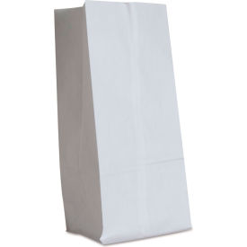 Paper Grocery Bags #16 7-3/4"W x 4-13/16"D x 16"H White 500/Pack