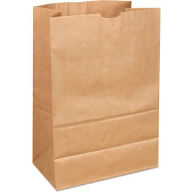 Duro Bag Paper Grocery Bags 1/6 40/40# 12"W x 7"D x 17"H Kraft 400/Pack
