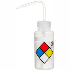 Bel-Art Products 118080009 Bel-Art LDPE Wash Bottles 118080009, 250ml, Write On Label, Natural Cap, Wide Mouth, 4/PK image.