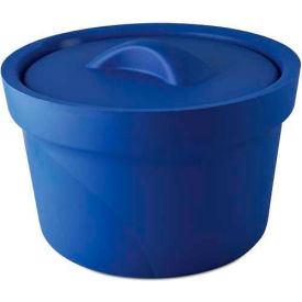 Bel-Art Products 168072001 Bel-Art Magic Touch 2™ Ice Bucket with Lid 168072001, 2.5 Liter, Blue, 1/PK image.