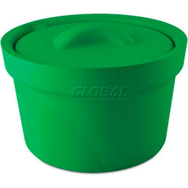 Bel-Art Products 168072004 Bel-Art Magic Touch 2™ Ice Bucket with Lid 168072004, 2.5 Liter, Green, 1/PK image.